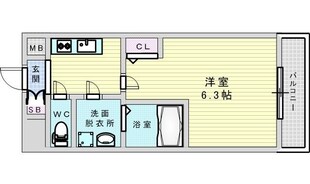 S-RESIDENCE新大阪Ridenteの物件間取画像